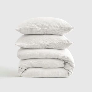 Quince Organic Airy Gauze Duvet Cover Set